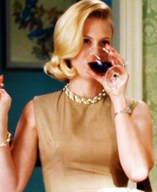 MAD MEN: Betty’s 1962 Vintage Wine Glass