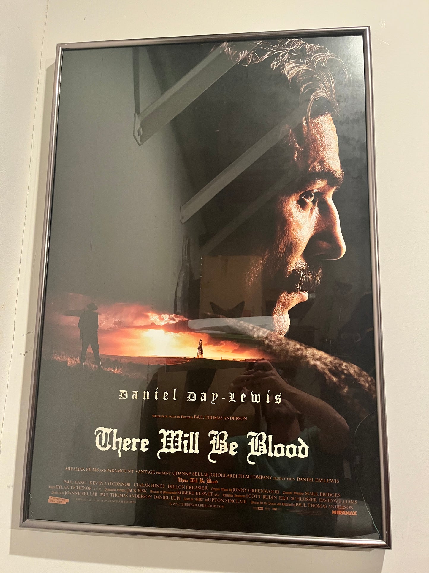 MIRAMAX MOVIES: Framed Poster From MIRAMAX Movie Screening Room