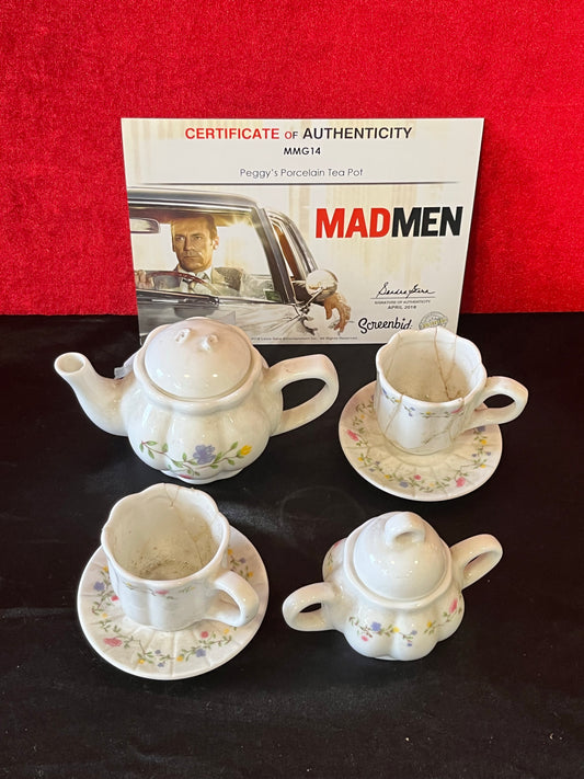 MAD MEN: Peggy Olson's 1960s  Delicate Porcelain Tea Set