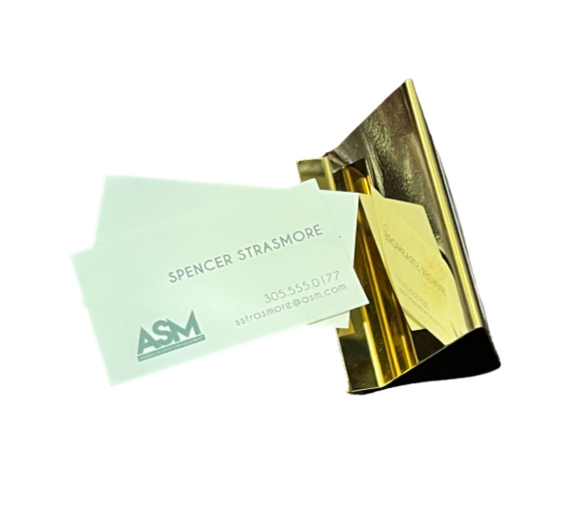 BALLERS: Spencer Strassmore’s (Dwayne Johnson) HERO Business Card Holder & ASM Business Cards (2)