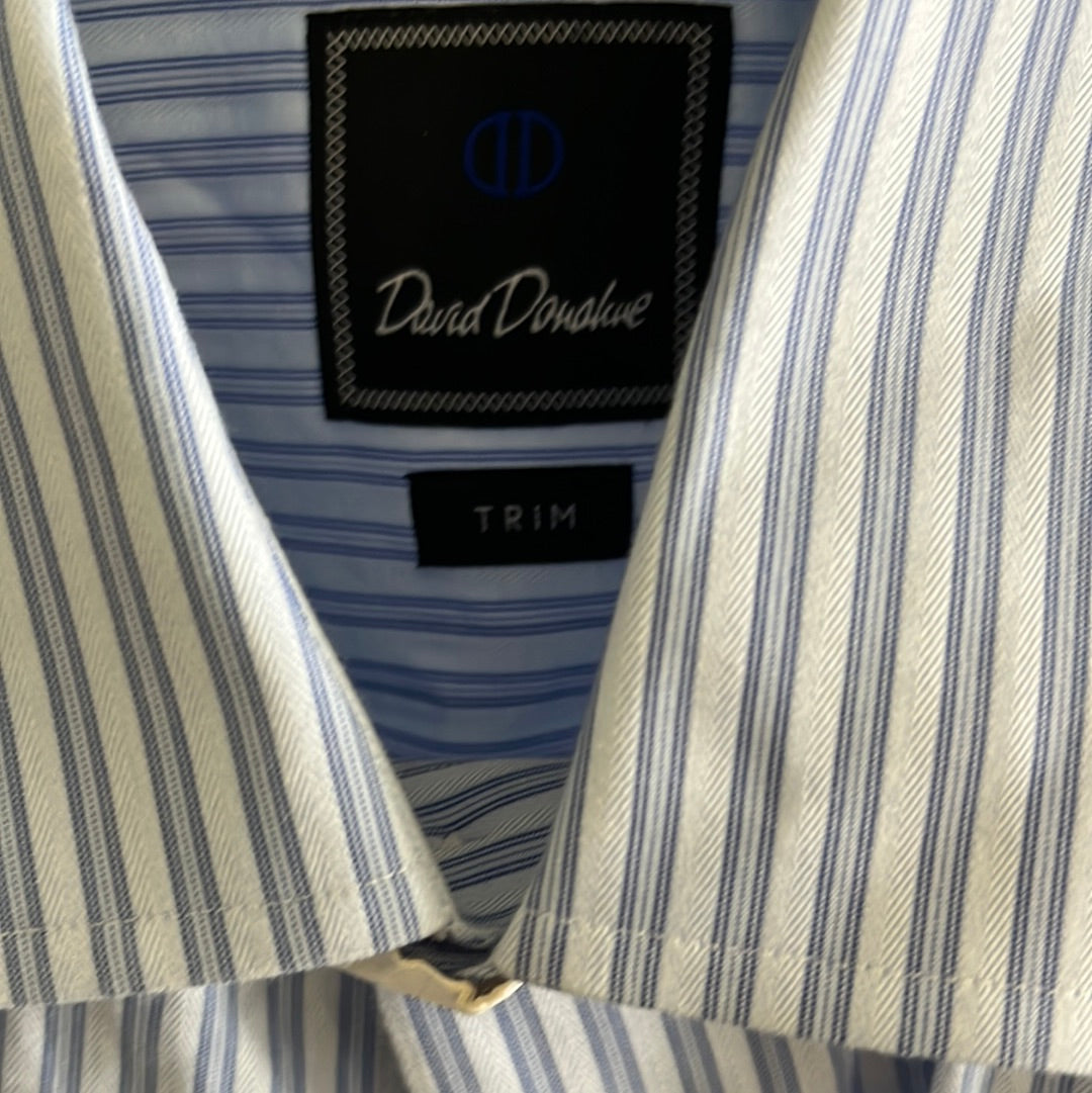 SILICON VALLEY: Russ Henniman's David Donahue Trim Button Shirt (15.5)