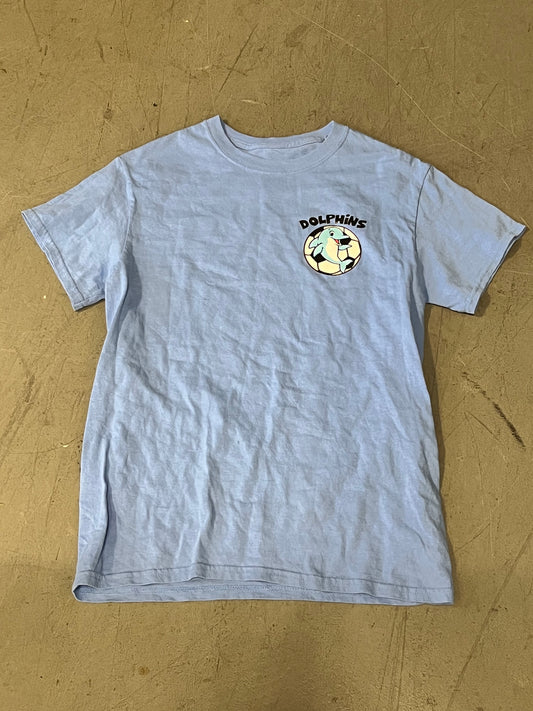 NEW GIRL: Jessica Day's Light Blue Dolphins T-shirt