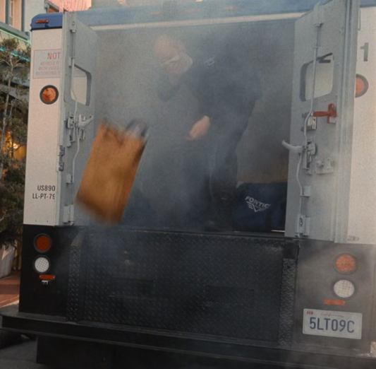 WRATH OF MAN: Brown Cash Bag with Motion Picture Money