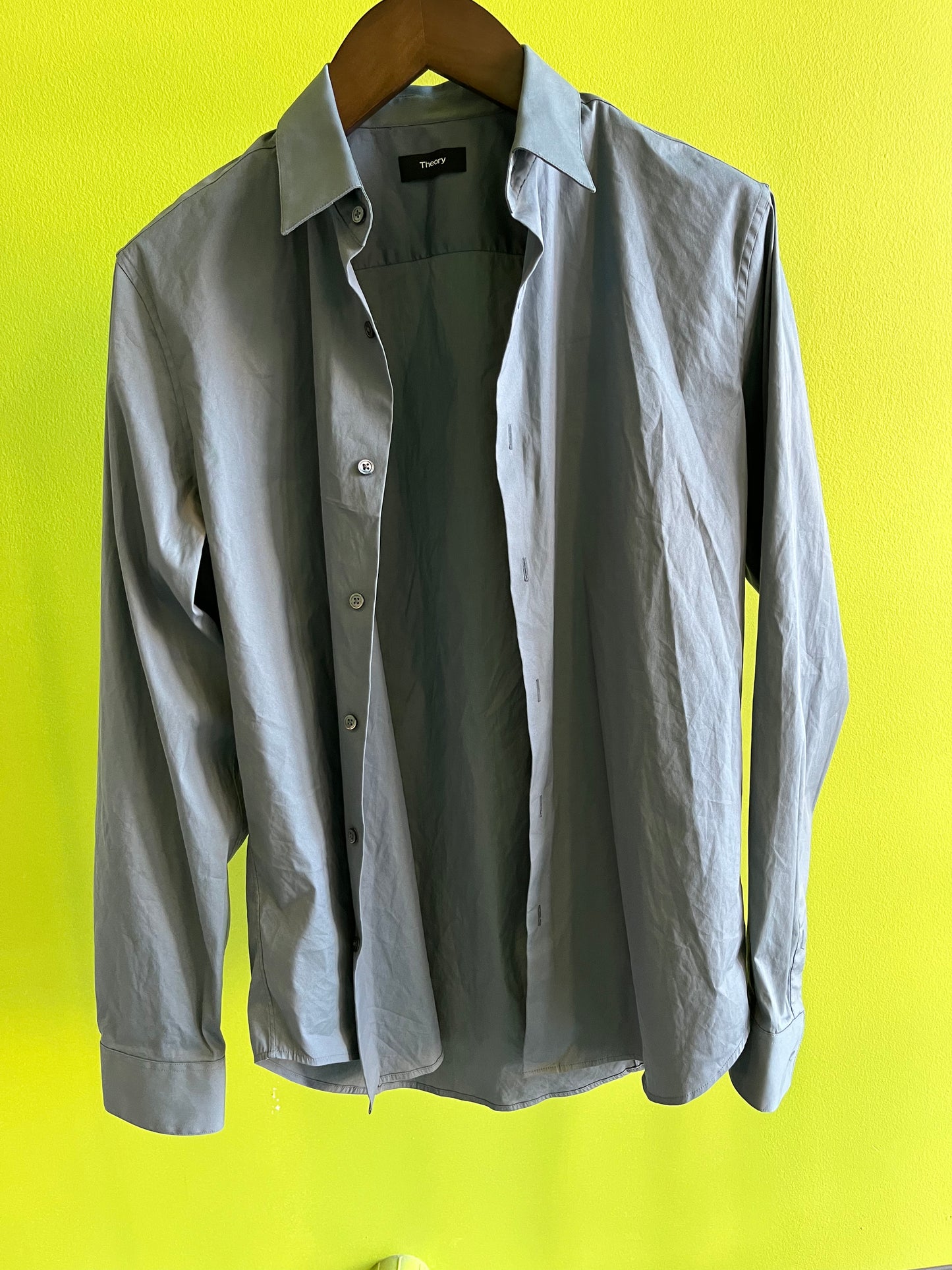JUSTIFIED: Raylan's THEORY Grey Button Up Shirt (L)
