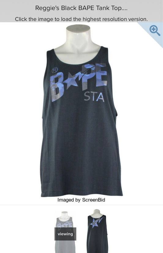 BALLERS: Reggie's Bathing Ape Tank Top (M)