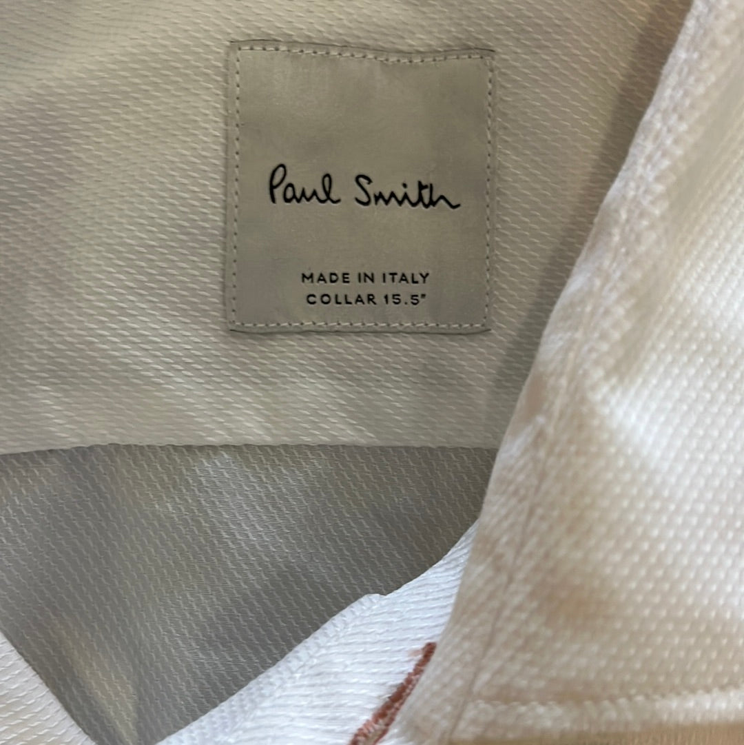 VEEP: Gary’s PAUL SMITH White French Cufflink Shirt (15.5)
