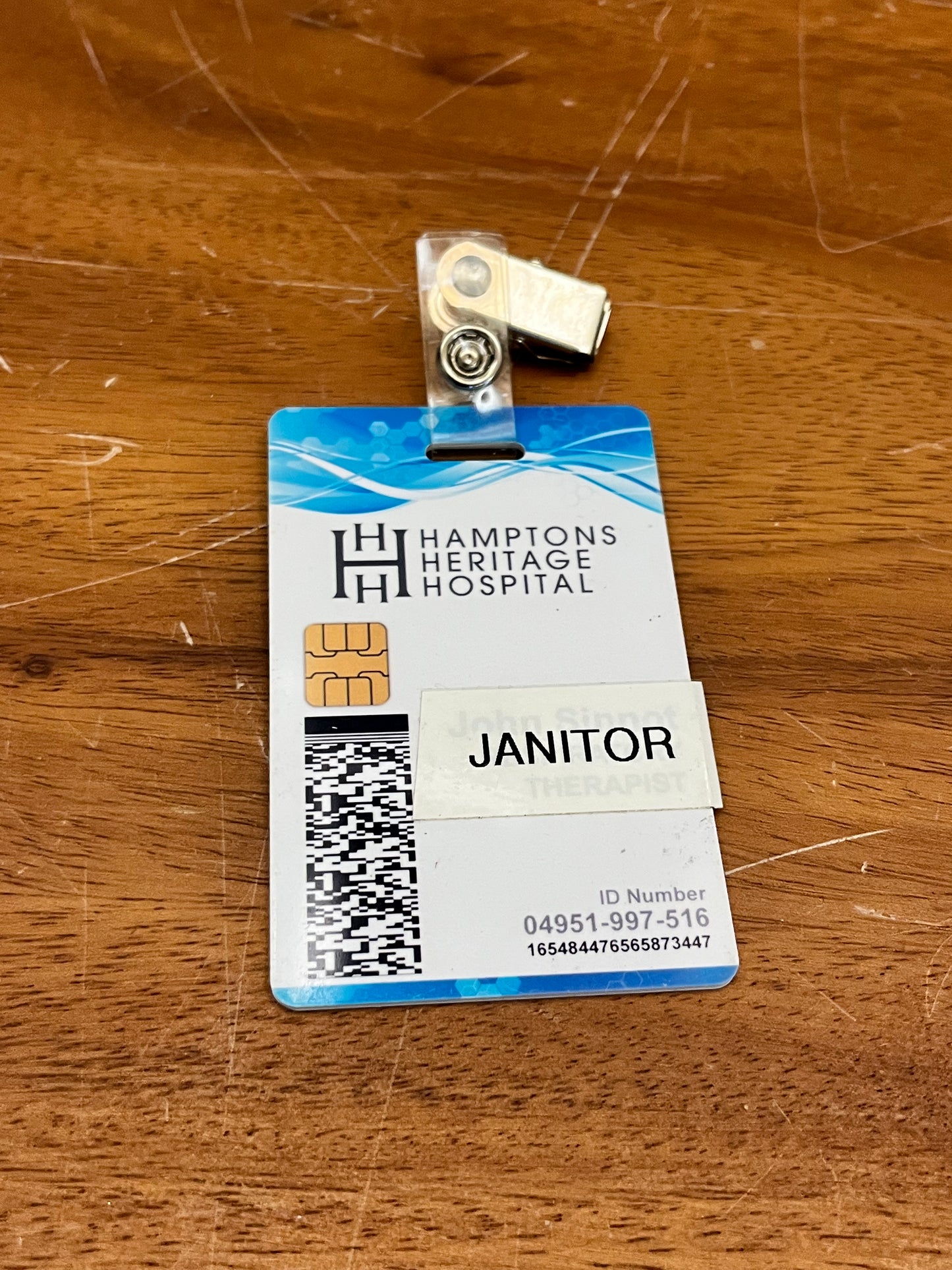 ROYAL PAINS: HAMPTONS HERITAGE Hospital Badges
