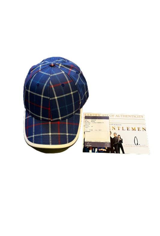 THE GENTLEMEN: Hannibal’s Custom Blue Red and White Plaid Adjustable Back Hat