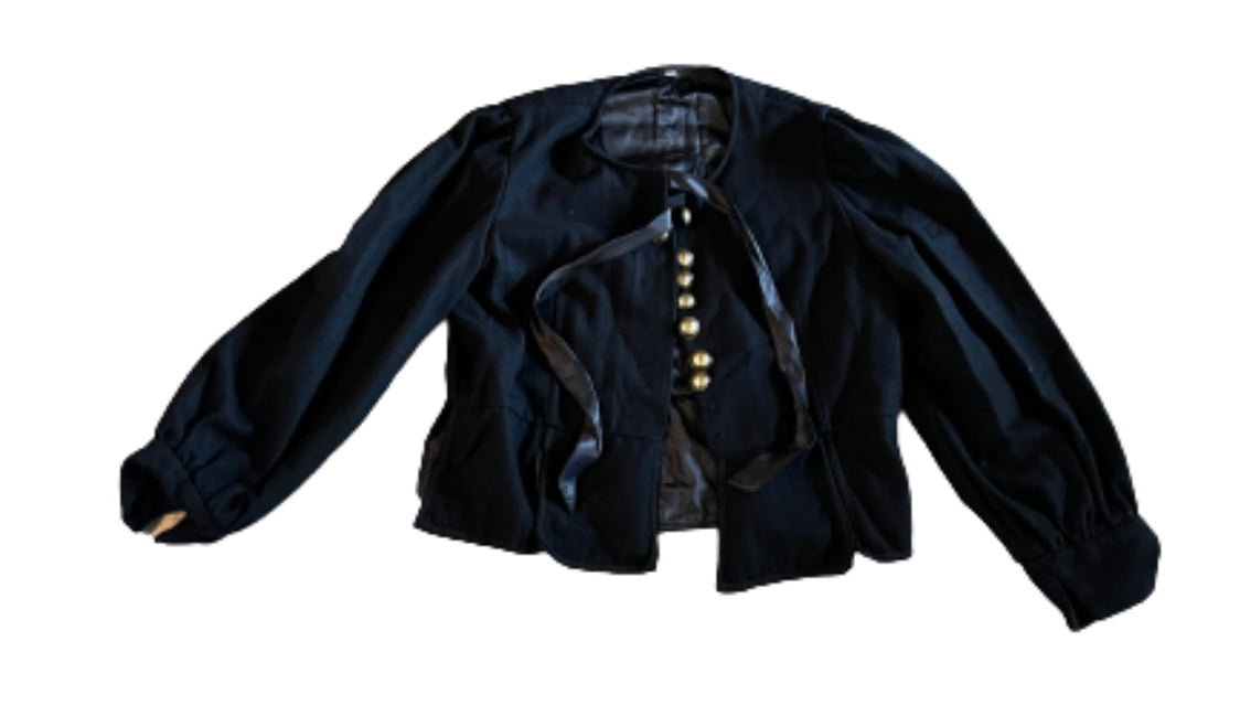 Salem: Cotton Mathers' Black Period Piece Button Shirt