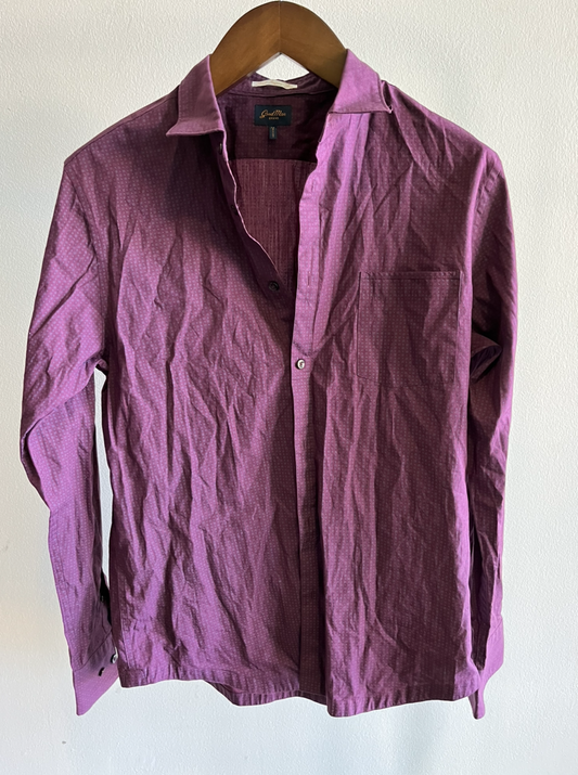 NEW GIRL: Nick Miller's Good Man Maroon Button Up Shirt (M)
