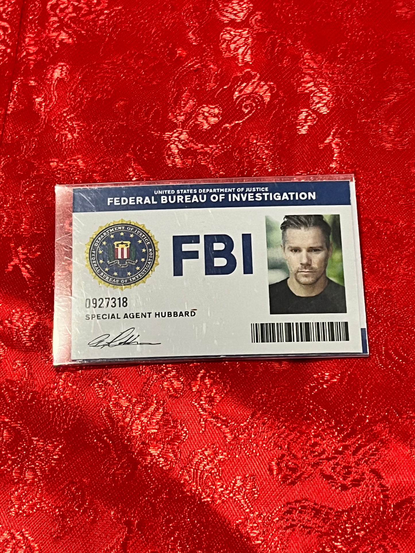 WRATH OF MAN: Special Agent Oakley and Hubbard FBI Badges