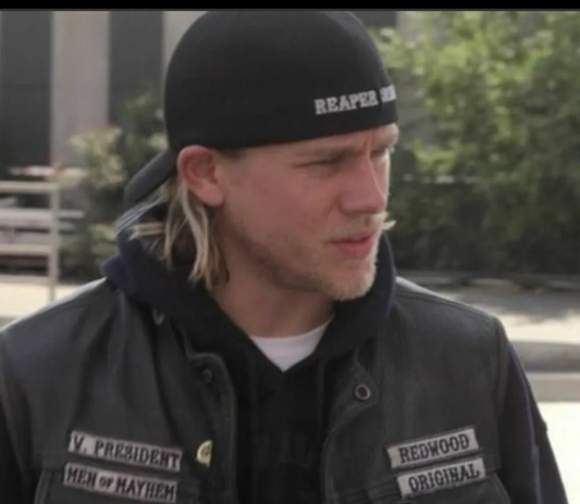 SONS OF ANARCHY: Jackson Teller's production used Black fitted Reaper Hat