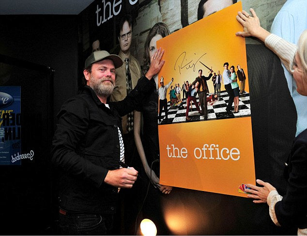The Office: Rain Wilson aka Dwight Schrute's Signed Key Art Poster